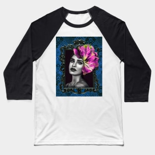 Bright Violet Magenta Ladies Fine Art HomeDecor Wall Art Digital Prints Artwork Illustration Fine Baseball T-Shirt